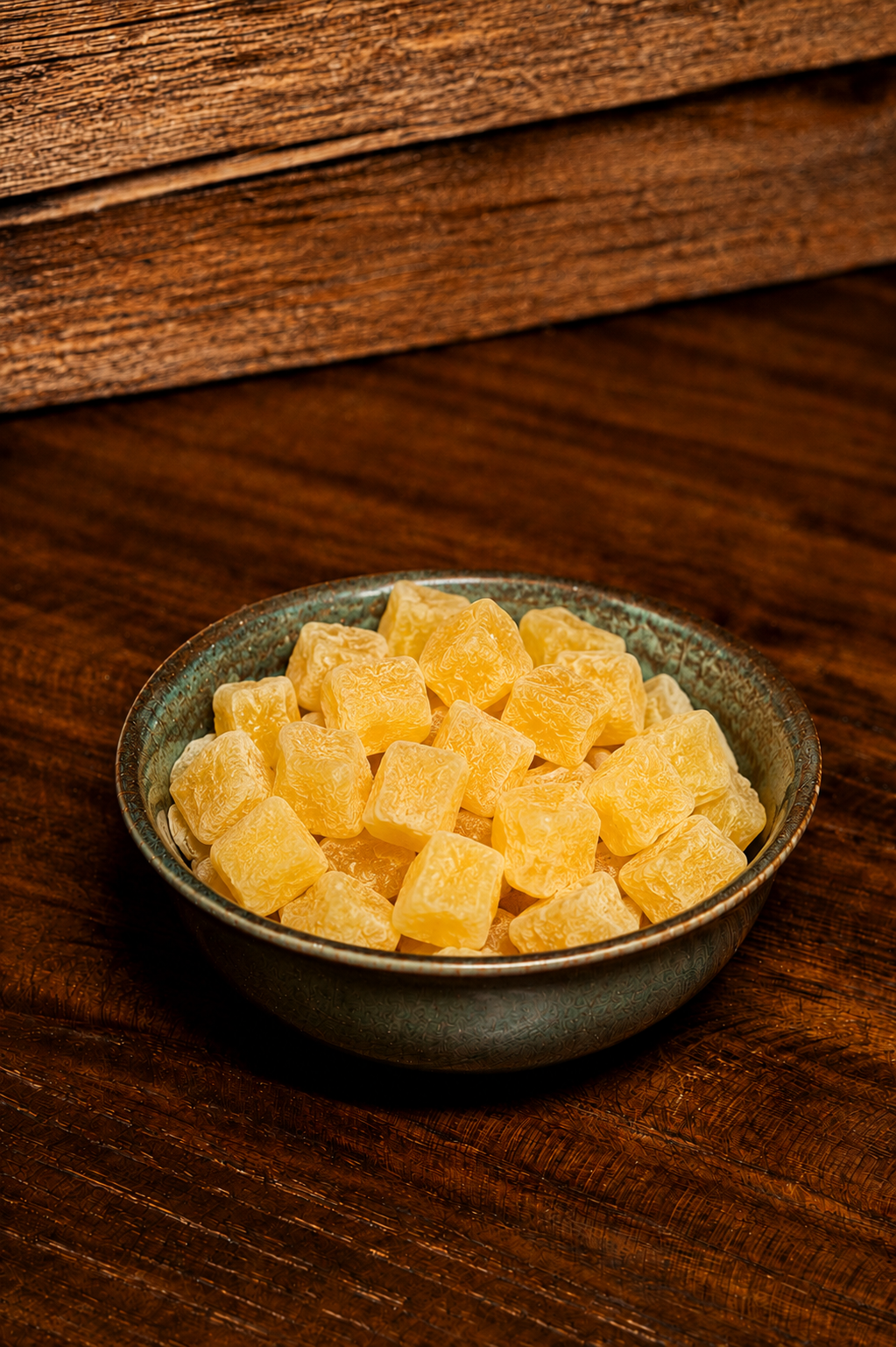 Piña en Cubo Deshidratada